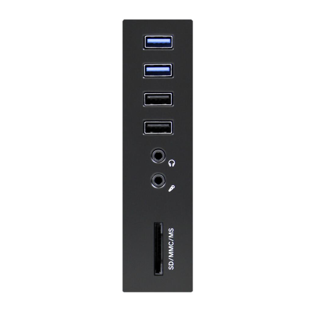 Комп'ютерний корпус LP S602 BS 400W Slim 2хUSB 2.0 - Зображення 7