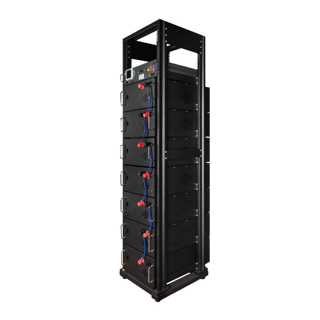 Высоковольтный аккумулятор LP LiFePO4 Battery HVM 358,4V 280Ah (100352 Wh) BMS 125А AB Lrack black - Изображение 3
