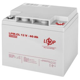 Аккумулятор гелевый LPM-GL 12V - 40 Ah 