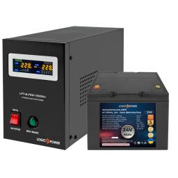 Комплект резервного питания для котла ИБП + литиевая (LiFePO4) батарея (UPS B1500VA + АКБ LiFePO4 1500W)