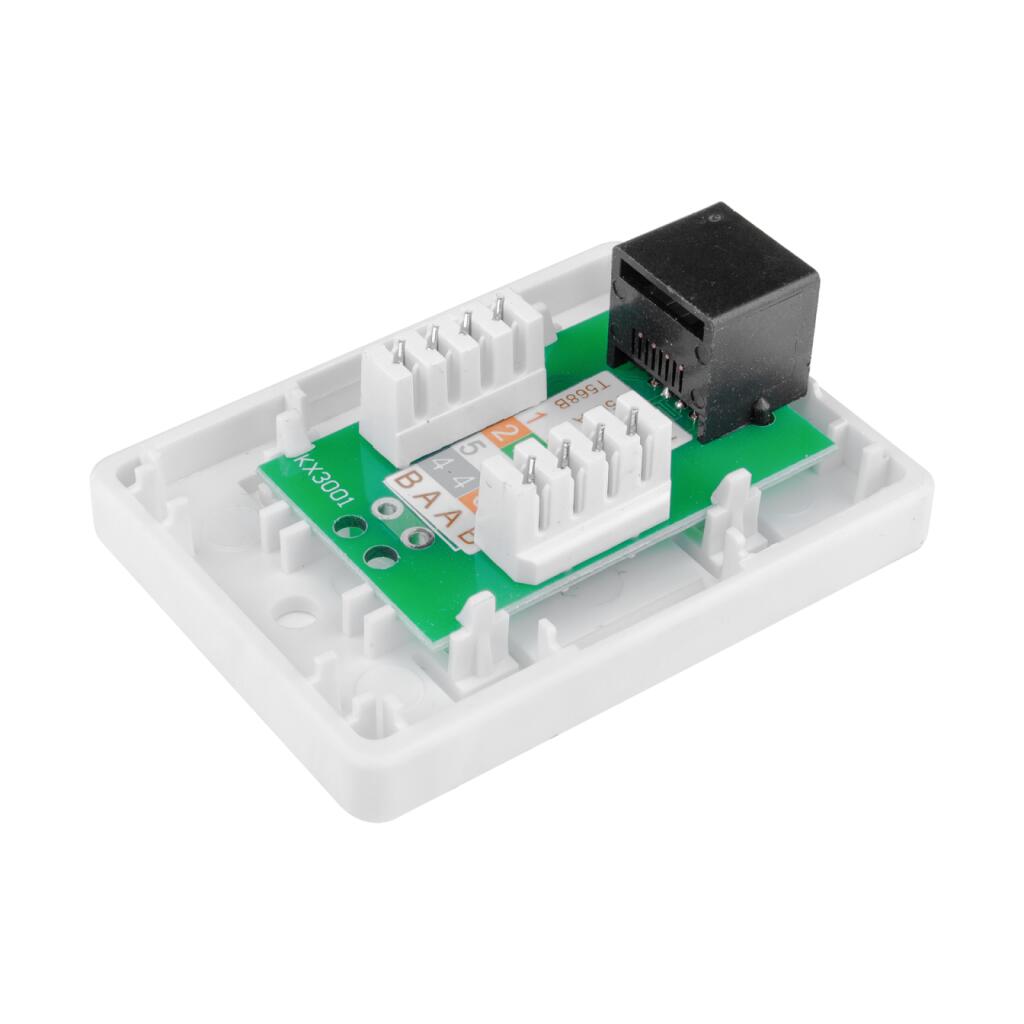 Розетка RJ-45 1-порт кат.5Е UTP LogicPower LP-112 - Изображение 4