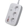 Сетевой фильтр (удлинитель) LP F65WG4 (3x230V-3520W, 2xUSB-60W, 2xType-C 65W QC/PD)