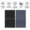 Сонячна панель двостороння монокристалічна LP Longi Solar Half-Cell 670W (35 профіль, TOPCon N-type Bi-facial) - Зображення 2