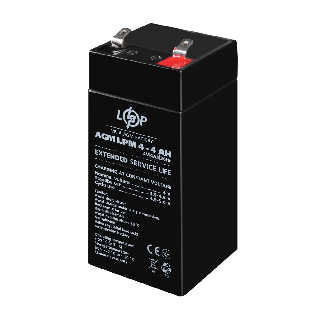 Акция. Аккумулятор AGM LPM 4V - 4 Ah - Изображение 3