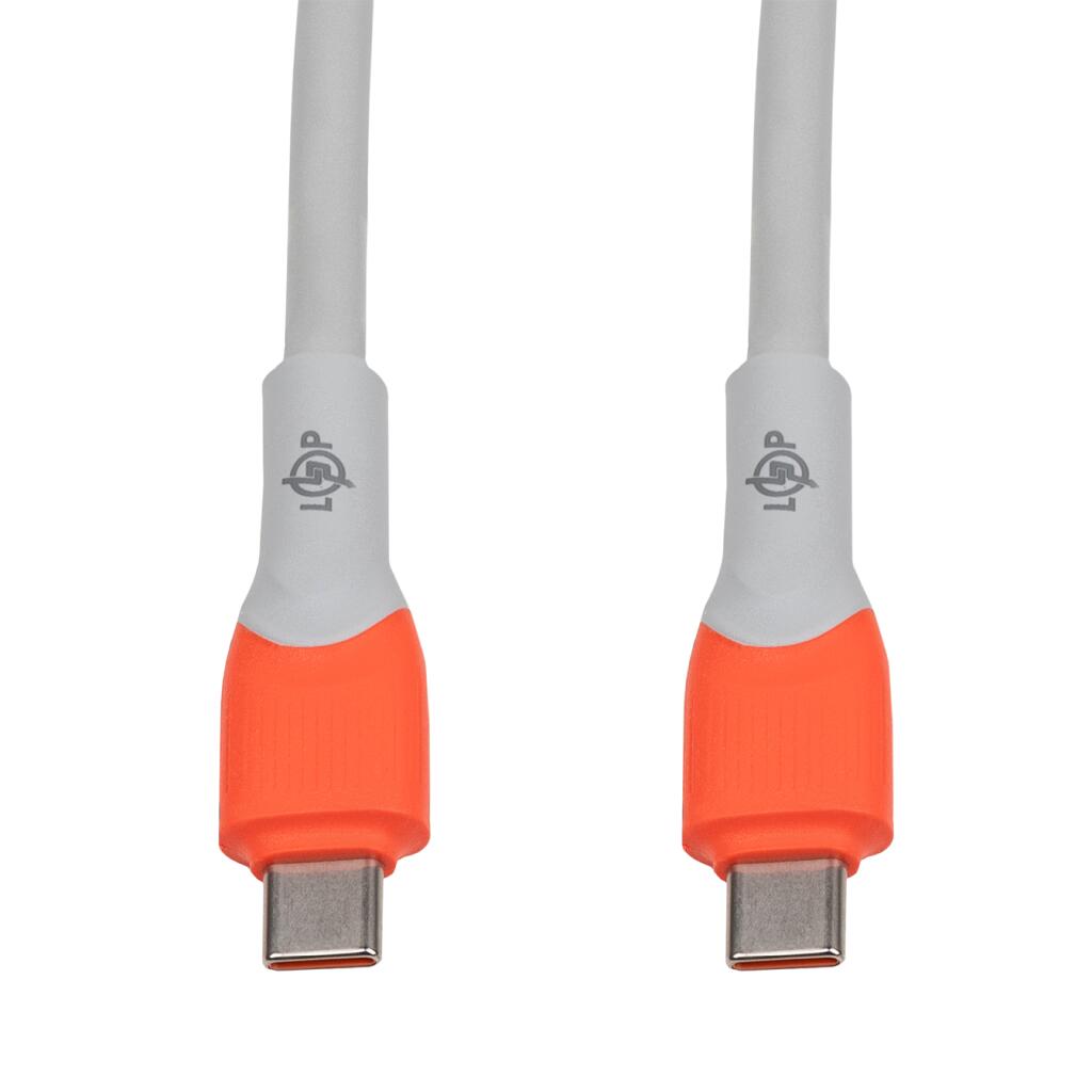 Кабель (шнур) LP USB Type-C to USB Type-C 2.4A 100W с быстрой зарядкой (PD) 2м C1001MC - Изображение 1