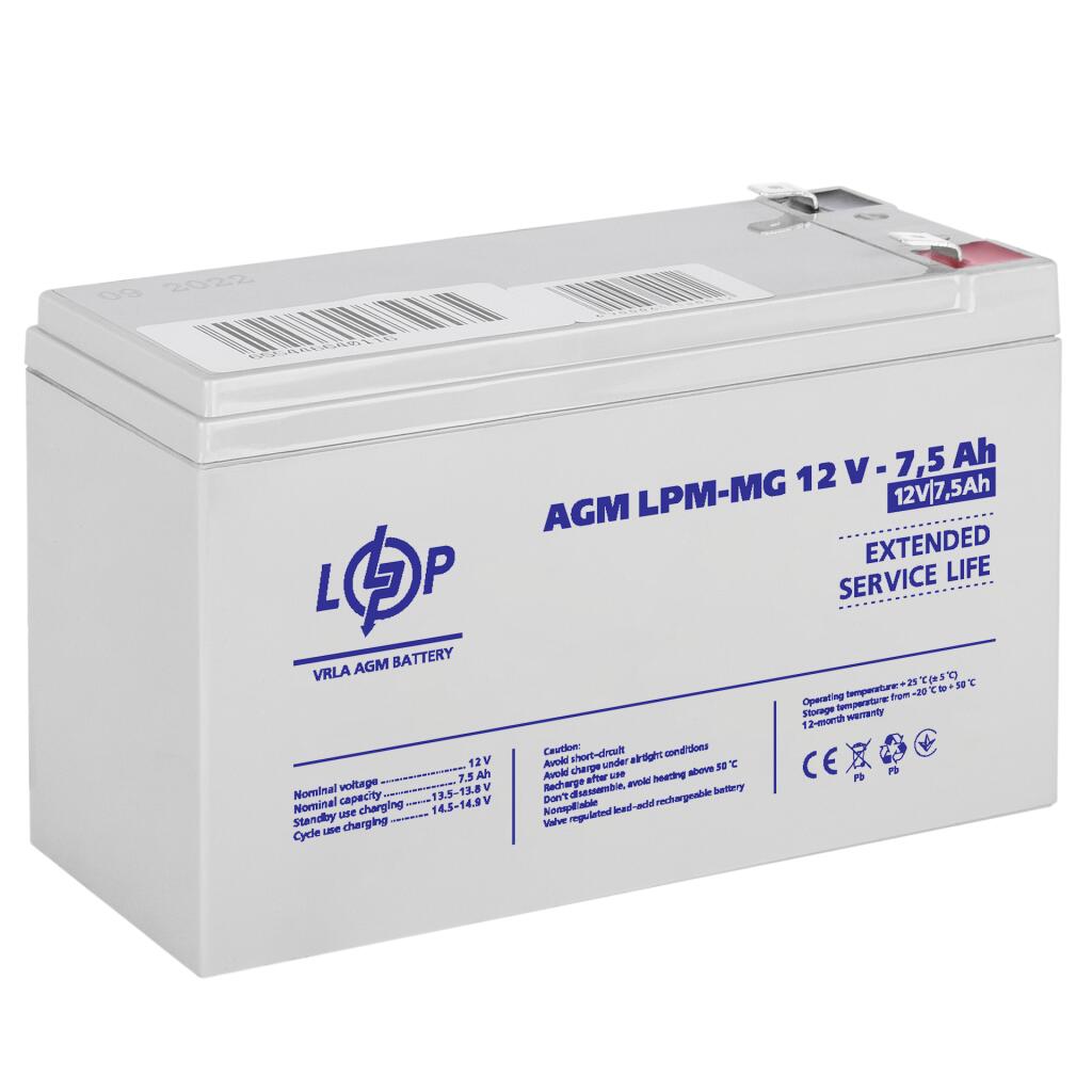 Распродажа Аккумулятор мультигелевый LPM-MG 12V - 7.5 Ah - Изображение 2