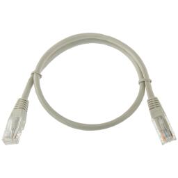 Патч-корд литой UTP RJ45 кат. 5Е 0.5 м (серый)