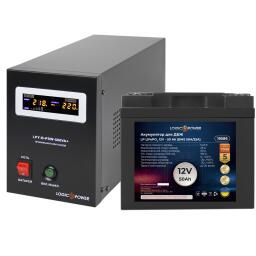 Комплект резервного питания для котла ИБП + литиевая (LiFePO4) батарея (UPS B500 + АКБ LiFePO4 640W)