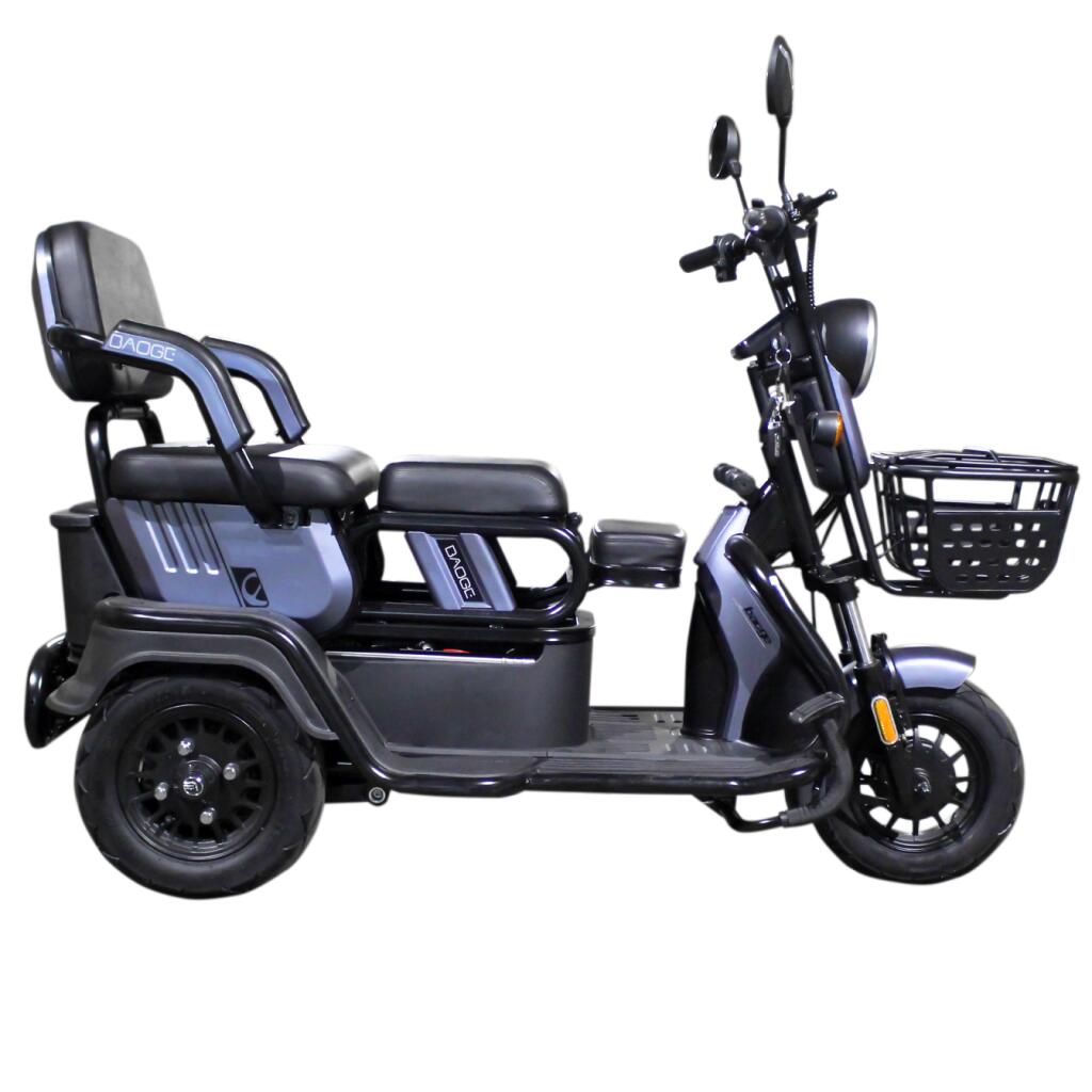 Электрический мопед AGAMI xk 650W/60V/20AH (DZM) (черный) - Изображение 4
