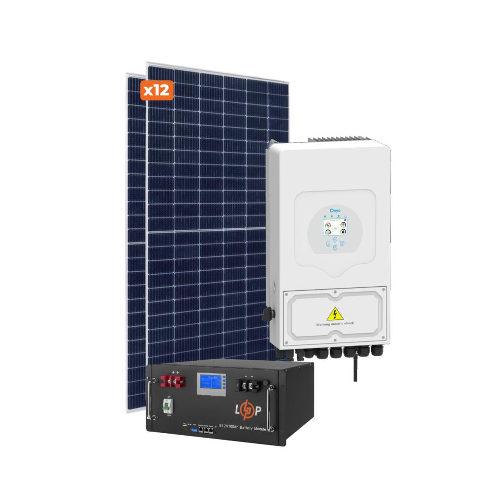 Оборудование для солнечной электростанции (СЭС) Премиум 6 kW АКБ 5,1 kWh LiFePO4 100 Ah - Изображение 2