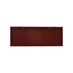 Солнечная черепица плоская с рамой и двумя отверстиями 80W (Красный)