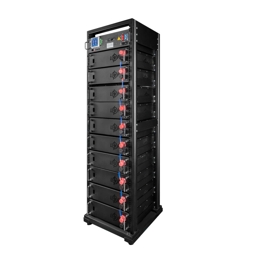 Аккумулятор LP LiFePO4 Battery HVM 512V 100Ah (51200 Wh) BMS 125А AB Lrack black - Изображение 3