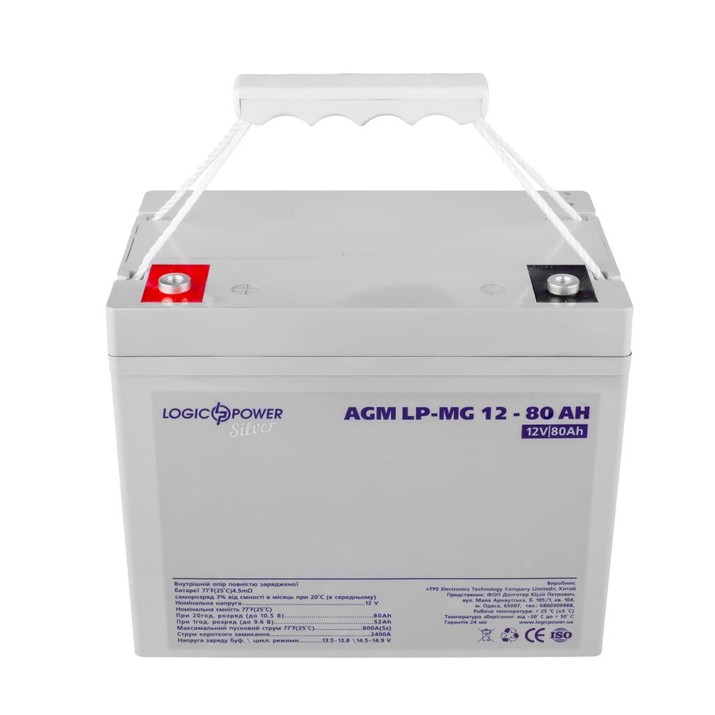 Аккумулятор мультигелевый LP-MG 12V - 80 Ah Silver - Изображение 2