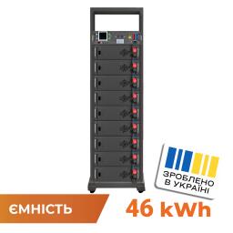Высоковольтный аккумулятор LP LiFePO4 Battery HVM 460,8V 100Ah (46080 Wh)BMS 125А AB Lrack black