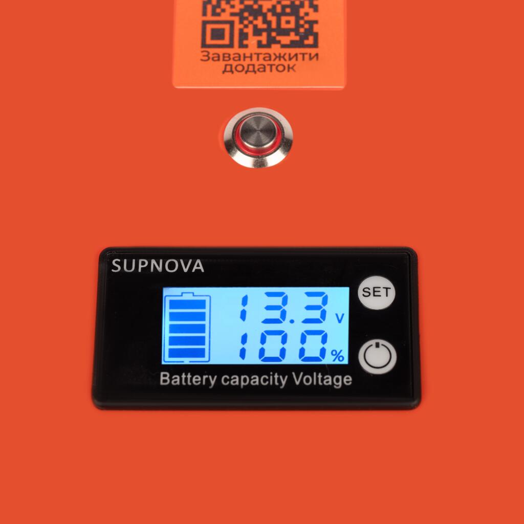 Акумулятор LP LiFePO4 12,8V - 100 Ah (1280Wh) (BMS 100A/50А) пластик LCD Smart BT - Зображення 9