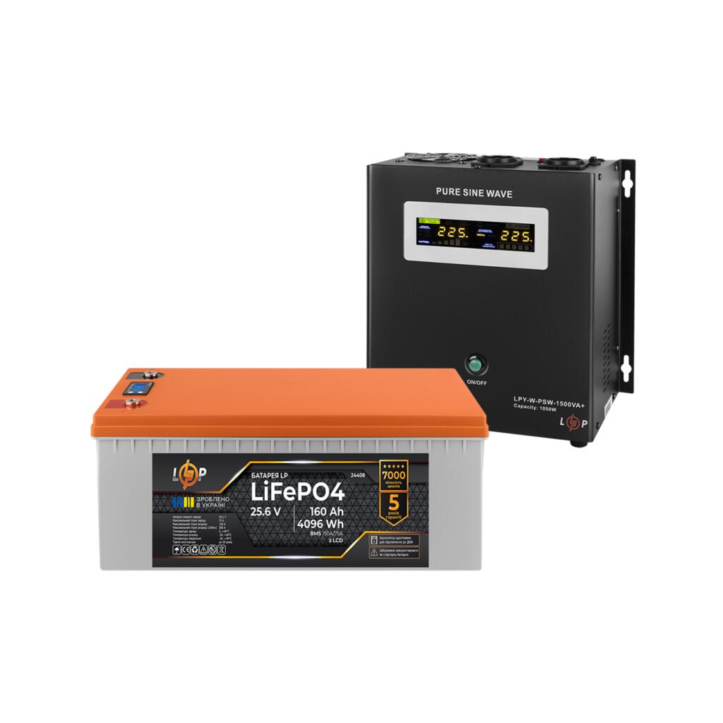 Комплект резервного питания LogicPower W1500 + литиевая (LiFePO4) батарея 4096Wh - Изображение 3