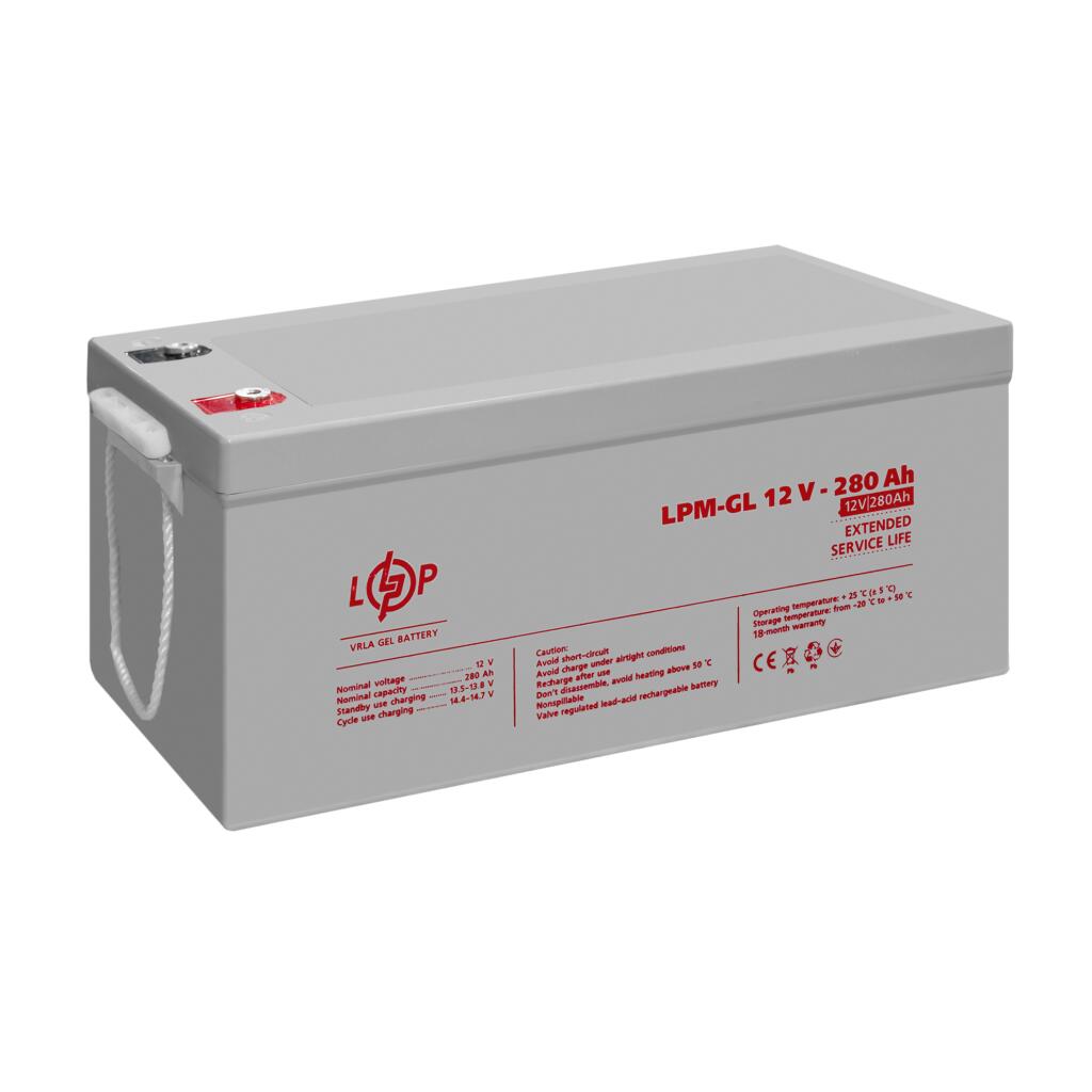 Аккумулятор гелевый LPM-GL 12V - 280 Ah - Изображение 4