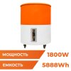 Система резервного питания LP Autonomic Home F1800W (АКБ 6000Wh) Белый с оранжевым - Изображение 1