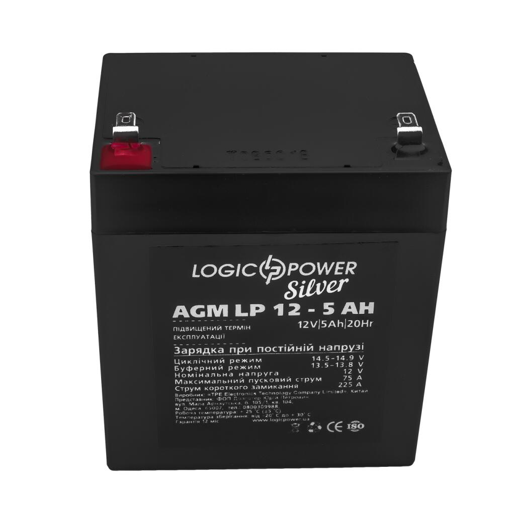 Аккумулятор AGM LP 12V - 5 Ah Silver - Изображение 2