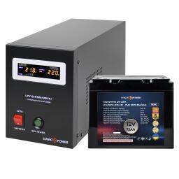 Комплект резервного питания для котла ИБП + литиевая (LiFePO4) батарея (UPS B500 + АКБ LiFePO4 960W)