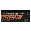 Акумулятор LP LiFePO4 24V (25,6V) - 200 Ah (5120Wh) (Smart BMS 100А) з BT пластик - Зображення 2