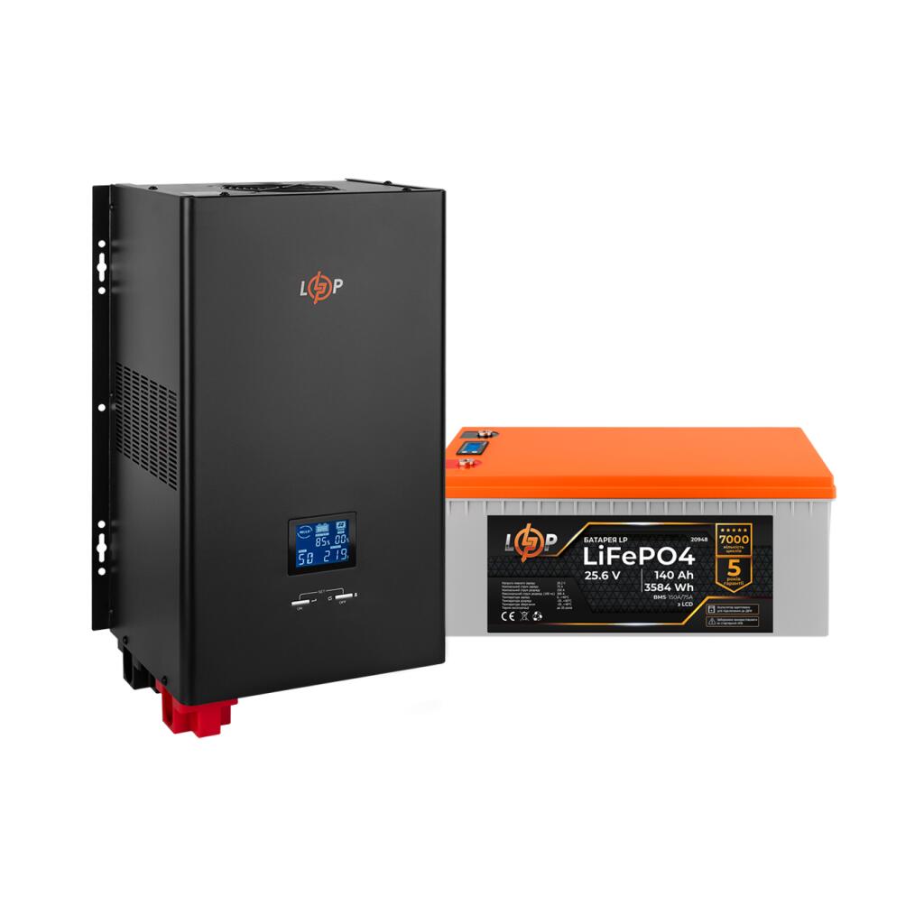 Комплект резервного питания LP (LogicPower) ИБП + литиевая (LiFePO4) батарея (UPS W3600+ АКБ LiFePO4 3584W) - Изображение 2