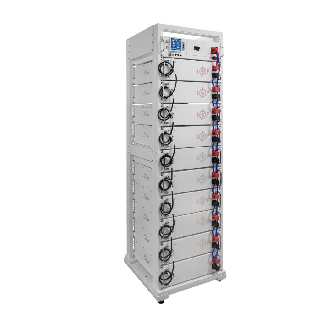 Акумулятор LP LiFePO4 Battery HVM 512V 100Ah (51200 Wh) BMS 125А AB Lrack white - Изображение 2