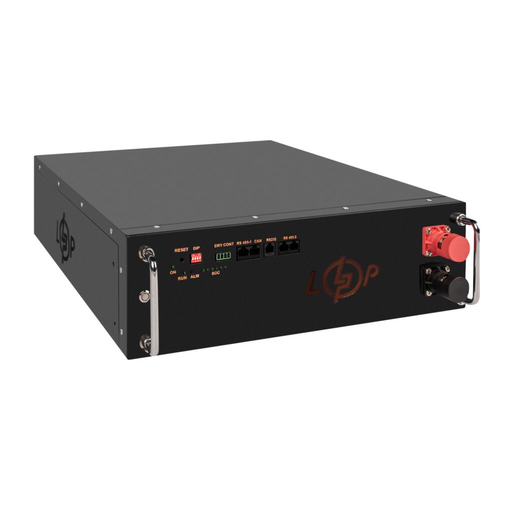 Акумулятор LP LiFePO4 51,2V - 100 Ah (5120Wh) (BMS JK 100A/50А) RM RS485/CAN BL - Зображення 5