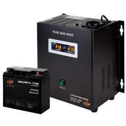 Комплект резервного питания для котла LogicPower ИБП + AGM батарея (UPS A500 + АКБ AGM 220W)