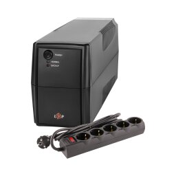 Комплект ИБП LPM-825VA-P (577Вт) + сетевой фильтр PREMIUM LP-X5 2 м Black (3520Вт) null