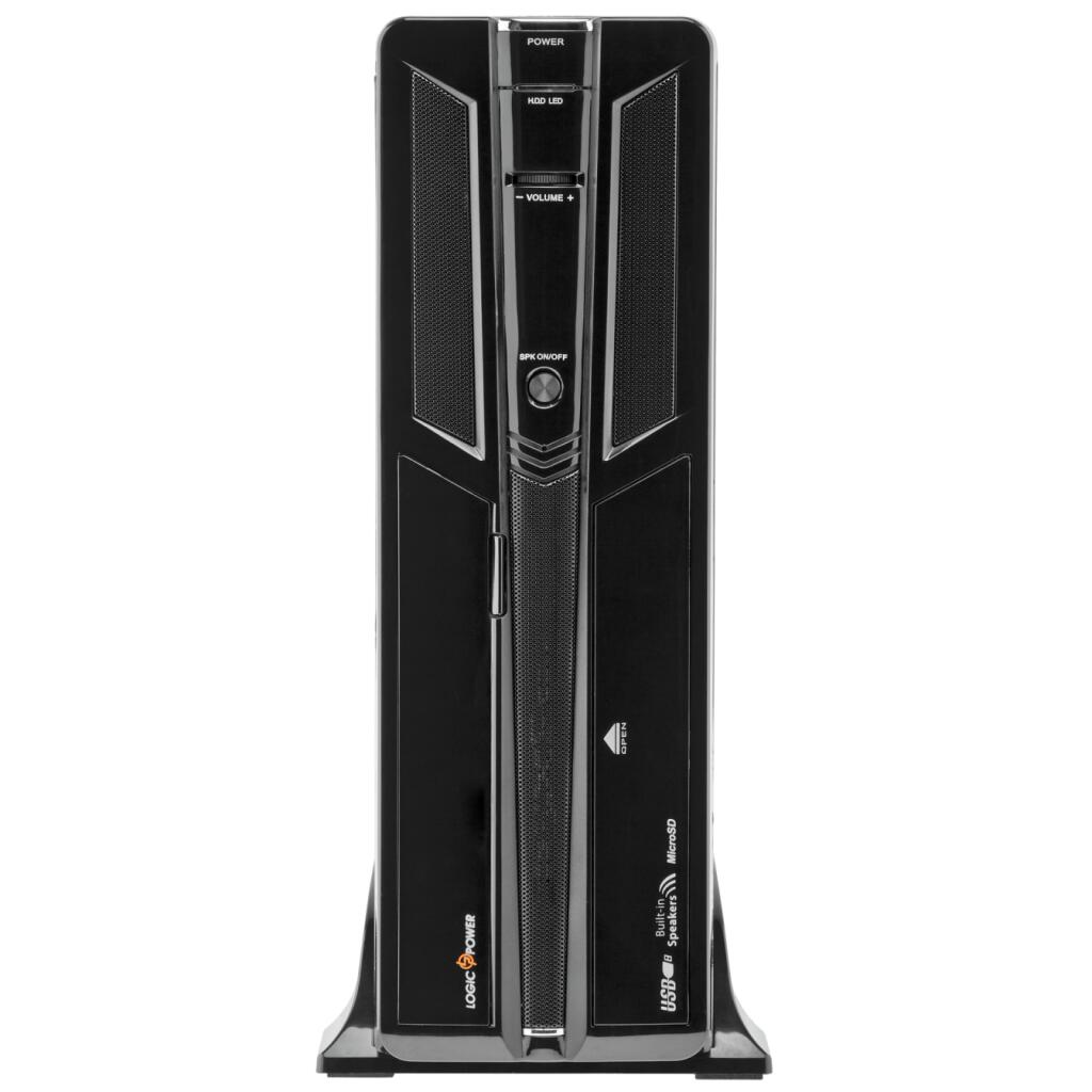 Корпус LP S603 BK 400W Slim, встроенная акустика - Изображение 2