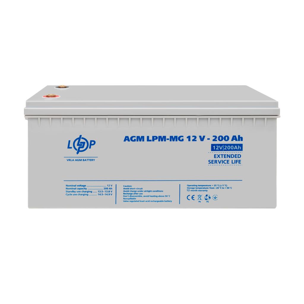 Розпродаж Акумулятор мультигелевий LPM-MG 12V - 200 Ah - Зображення 2