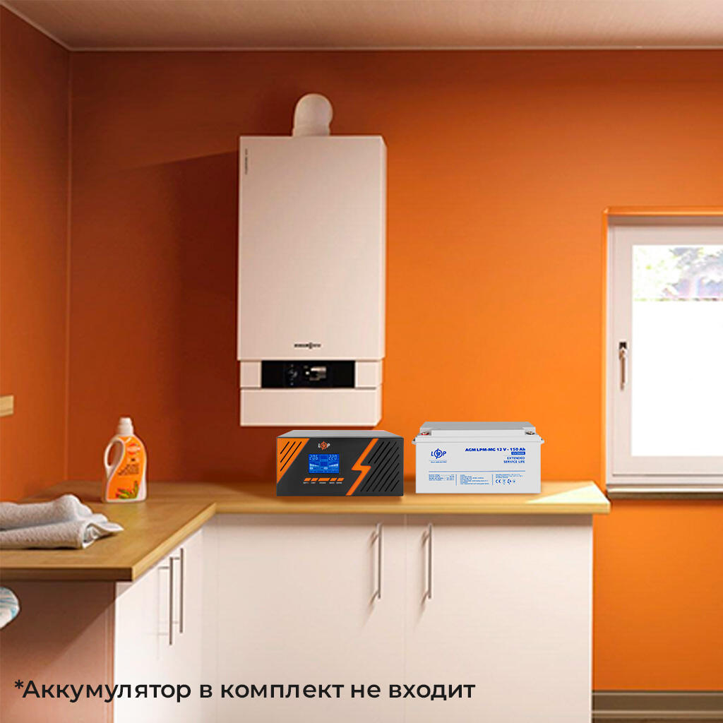 ИБП с правильной синусоидой 12V LPM-PSW-1500VA (1050Вт) Black - Изображение 10