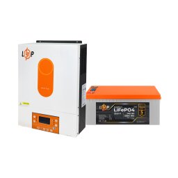 Комплект резервного питания LP (LogicPower) ИБП + литиевая (LiFePO4) батарея (UPS W4000+ АКБ LiFePO4 1536W) null