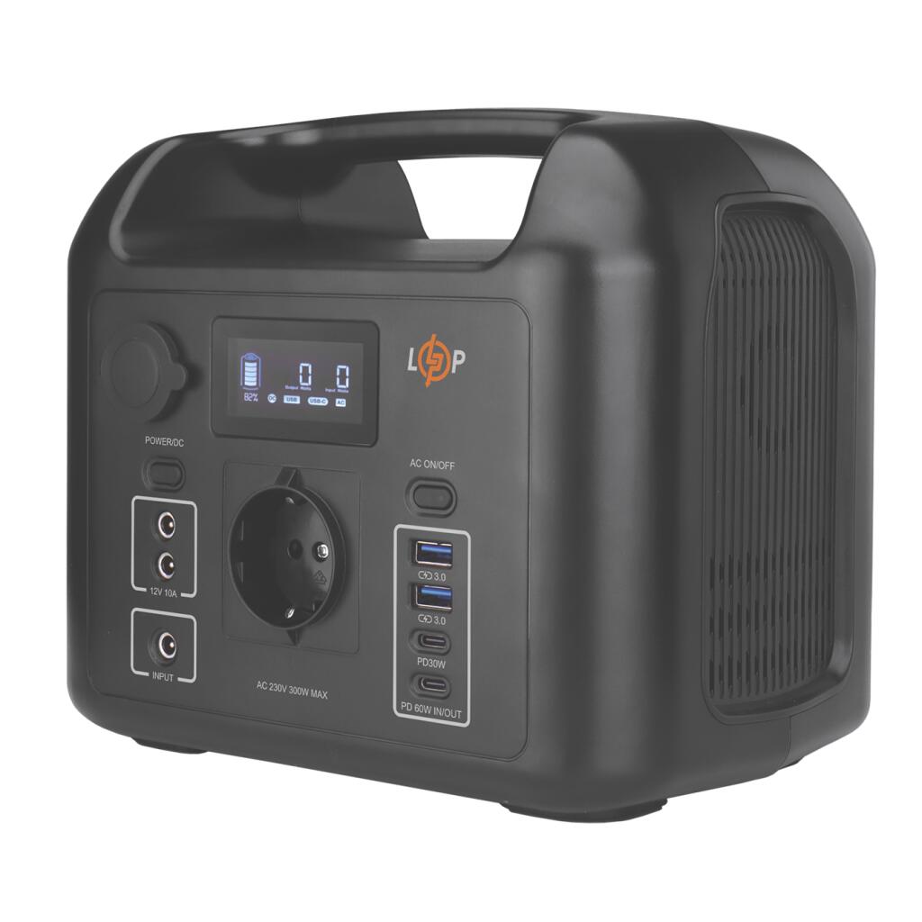 Багатофункціональна портативна зарядна станція LP CHARGER 300 (300W, 320Wh) - Зображення 2