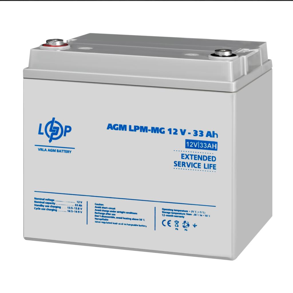 Распродажа (6558) Аккумулятор мультигелевый AGM LPM-MG 12V - 33 Ah 09/2023 - Изображение 4