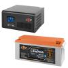 Комплект резервного живлення LogicPower ДБЖ 300W + літієва (LiFePO4) батарея 2944 Wh - Зображення 1