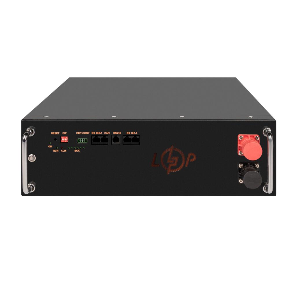 Акумулятор LP LiFePO4 51,2V - 100 Ah (5120Wh) (BMS JK 100A/50А) RM RS485/CAN BL - Зображення 3