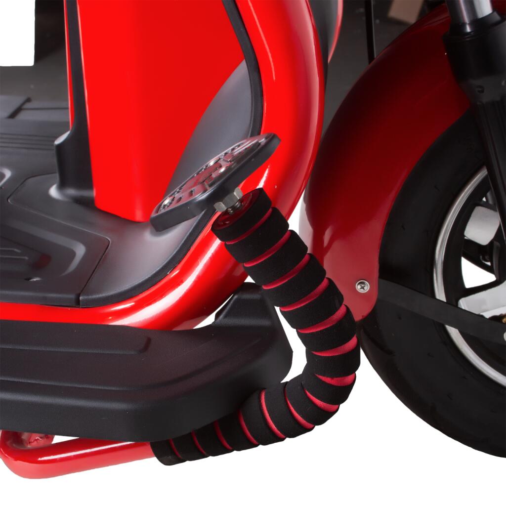 Электрический мопед AGAMI xk 500W/48V/20AH(DZM) (красный) - Изображение 3