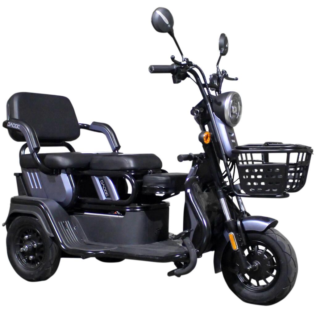 Электрический мопед AGAMI xk 650W/60V/20AH (DZM) (черный) - Изображение 2