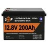 Аккумулятор LP LiFePO4 12V (12,8V) - 200 Ah (2560Wh) (Smart BMS 150А) с BT пластик - Изображение 1