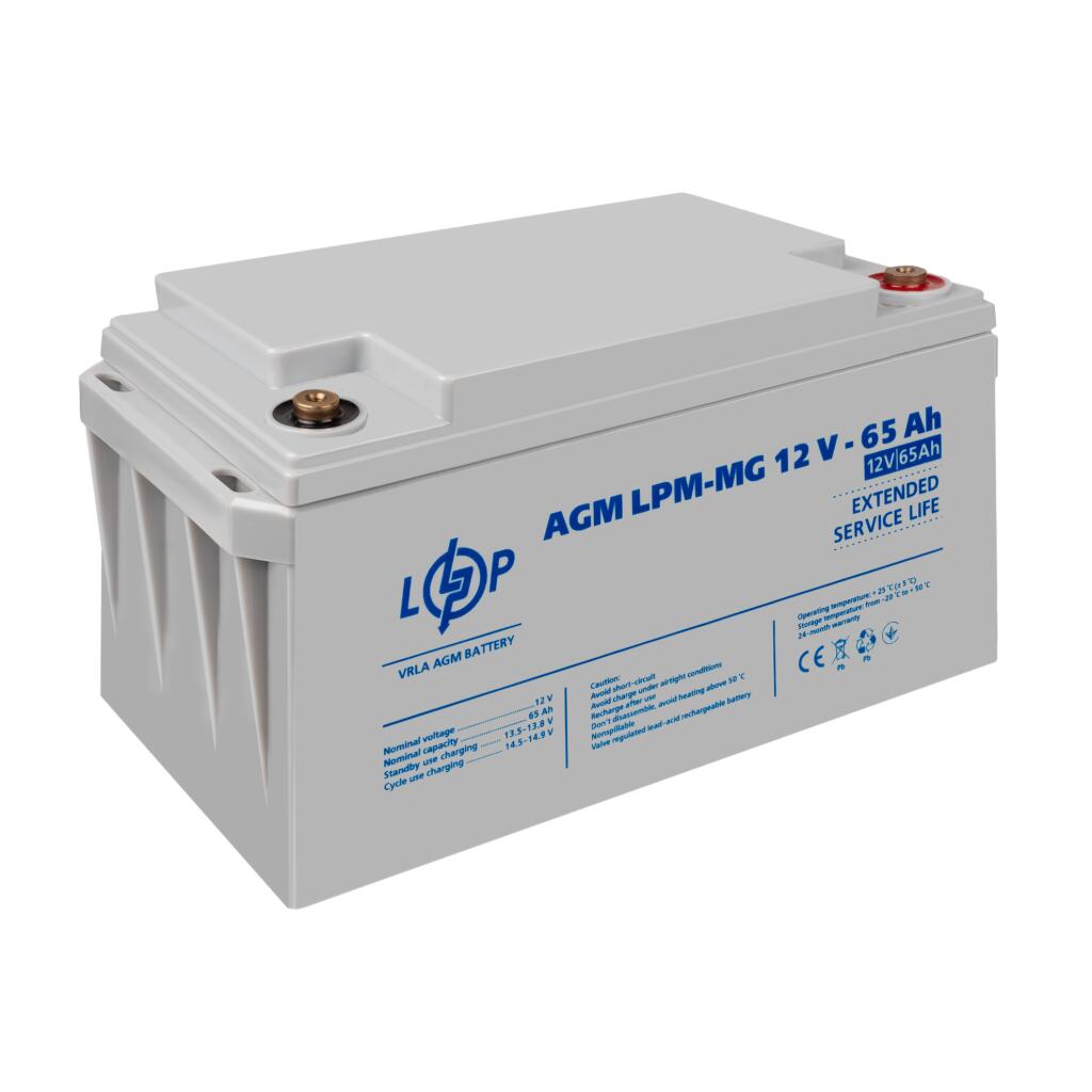 Распродажа (3872) Аккумулятор мультигелевый AGM LPM-MG 12V - 65 Ah 09/2023 - Изображение 3
