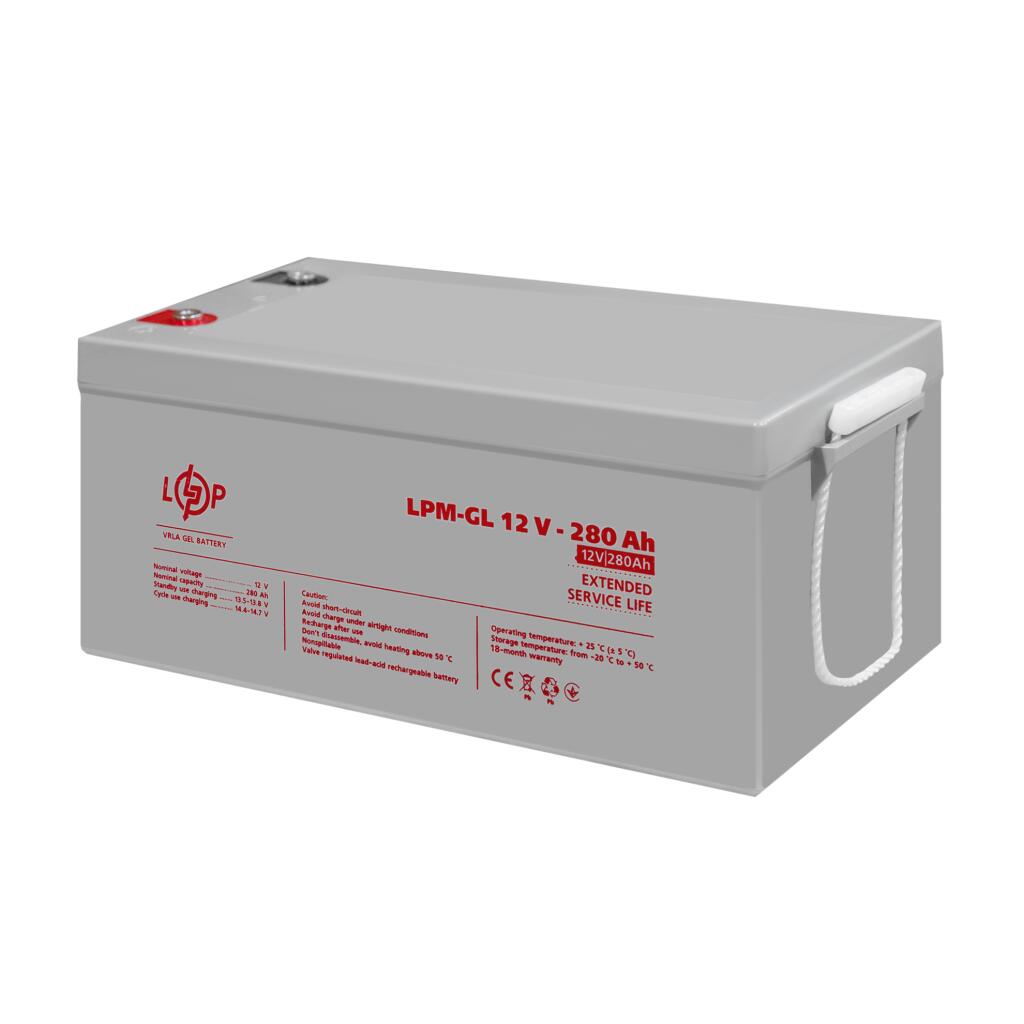 Аккумулятор гелевый LPM-GL 12V - 280 Ah - Изображение 3