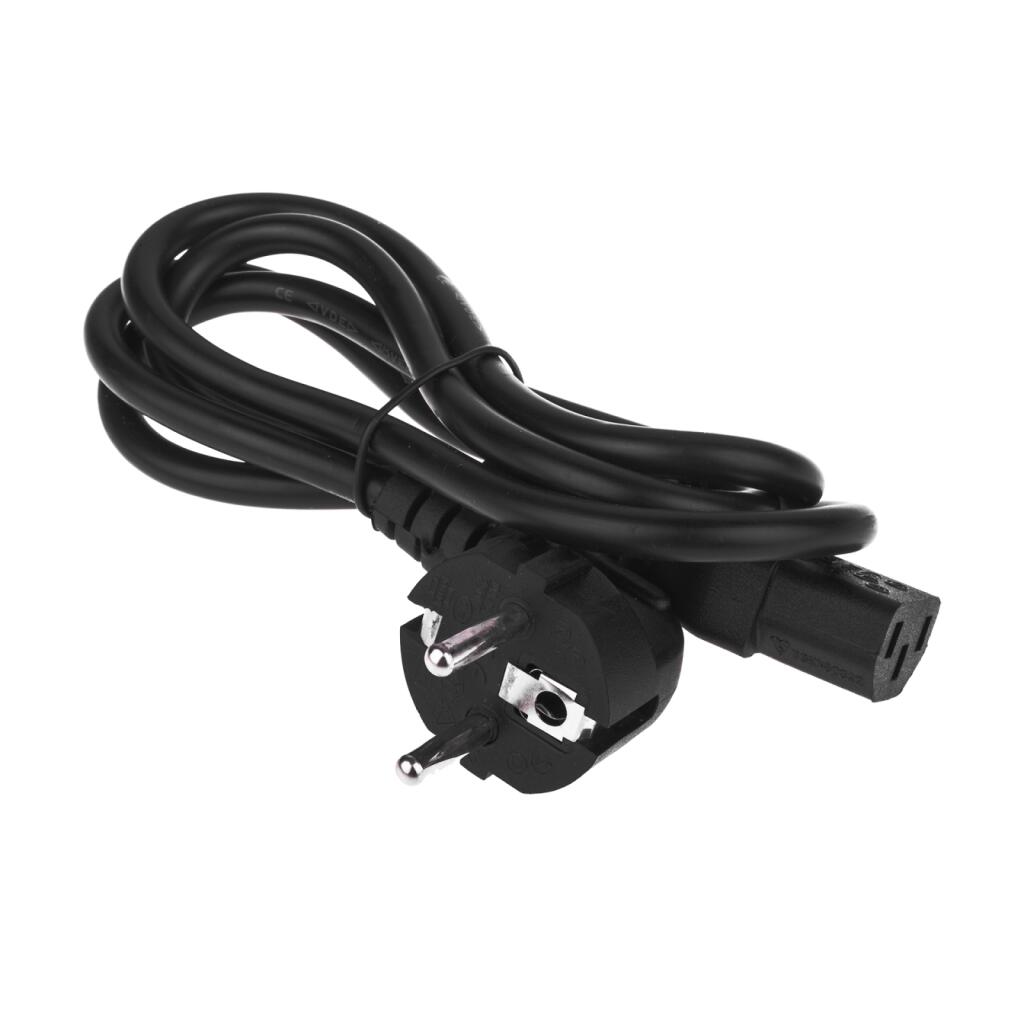 Кабель живлення 220V LP CEE 7/4 C13 - 1.2 м 3x0.5 мм2 - Зображення 3