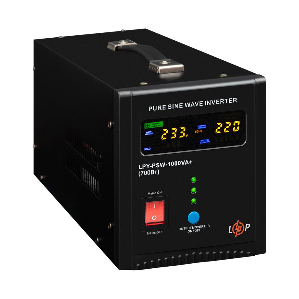 ИБП LogicPower LPY-PSW-1000VA+ (700Вт) 10A/20A с правильной синусоидой 12V - Изображение 2