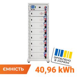 Высоковольтный аккумулятор LP LiFePO4 Battery HVM 409,6V 100Ah (40960 Wh) BMS 125А AB Lrack white
