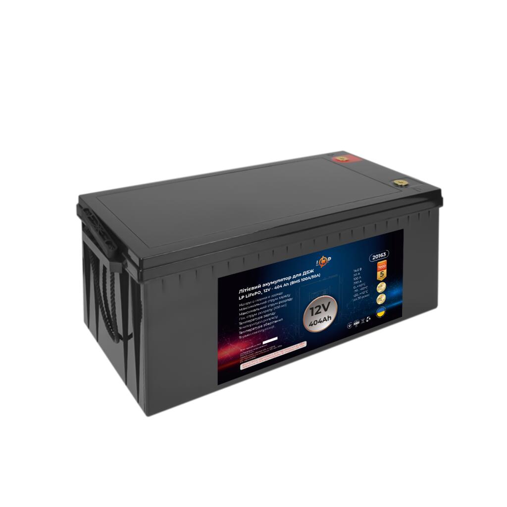 Акумулятор LP LiFePO4 для ДБЖ 12V (12,8V) - 404 Ah (5171Wh) (BMS 100A/50A) пластик - Зображення 2