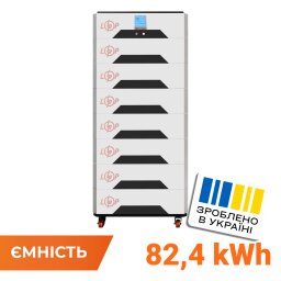 Аккумулятор LP LiFePO4 Battery HVM 358.4V 230Ah 82432 Wh BMS 125А метал BOX