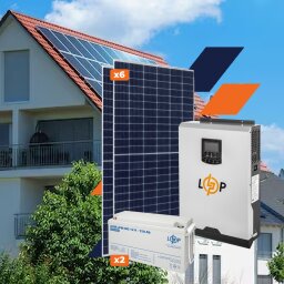 Обладнання для сонячної електростанції (СЕС) Стандарт 3,5 kW АКБ 3,6kWh MGel 150 Ah 