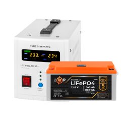 Комплект резервного питания LP (LogicPower) ИБП + литиевая (LiFePO4) батарея (UPS B800 + АКБ LiFePO4 1792W) null